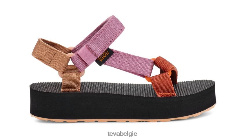 middenvorm universeel metallic Teva P80FL0284 schoenen roze metallic multi - Klik op de afbeelding om het venster te sluiten