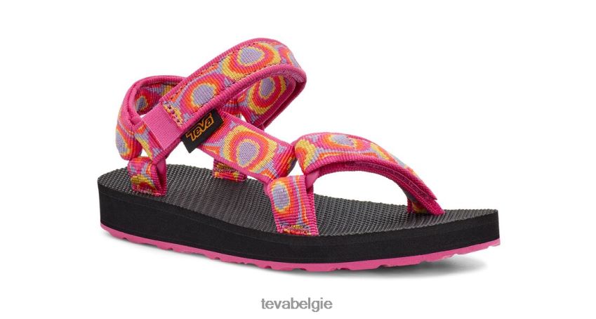 origineel universeel Teva P80FL0280 schoenen bubbels wortel-fuchsia