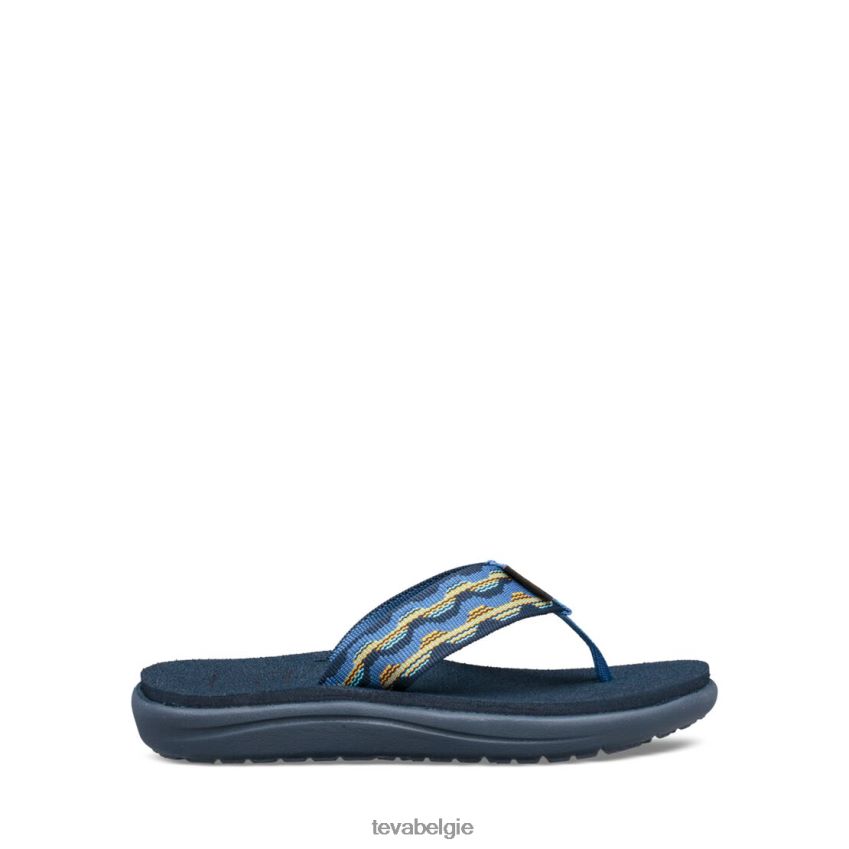 voya flip Teva P80FL0287 schoenen Kishi donkerblauw - Klik op de afbeelding om het venster te sluiten