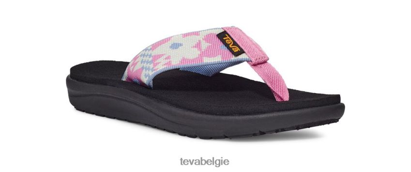 voya flip Teva P80FL0288 schoenen gedurfde bloemenrozenbloesem