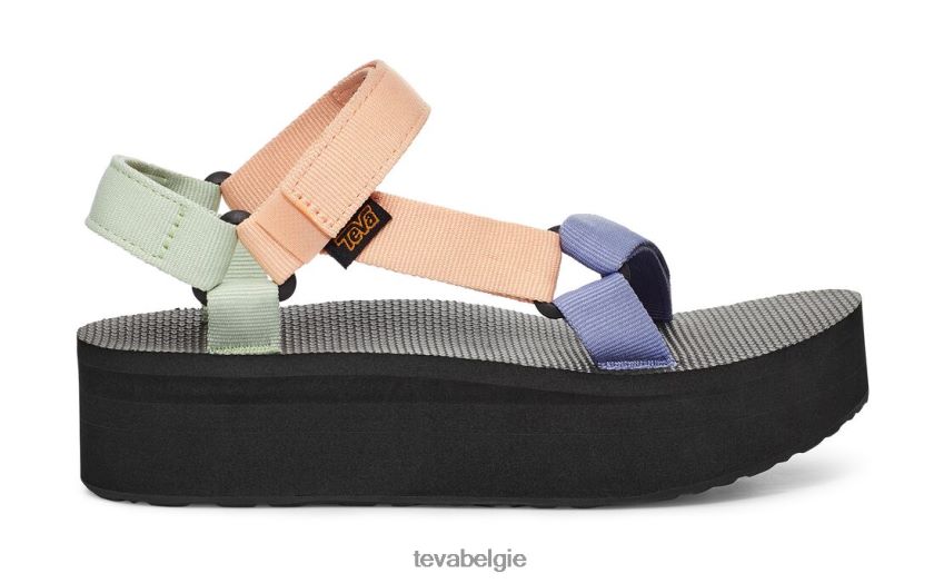 platvorm universeel Teva P80FL0115 schoenen sorbet multi - Klik op de afbeelding om het venster te sluiten