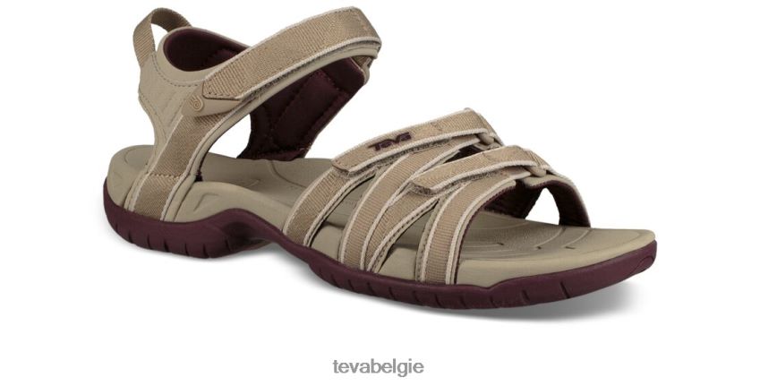 tira Teva P80FL0375 schoenen valley plaza taupe-wijngaardwijn