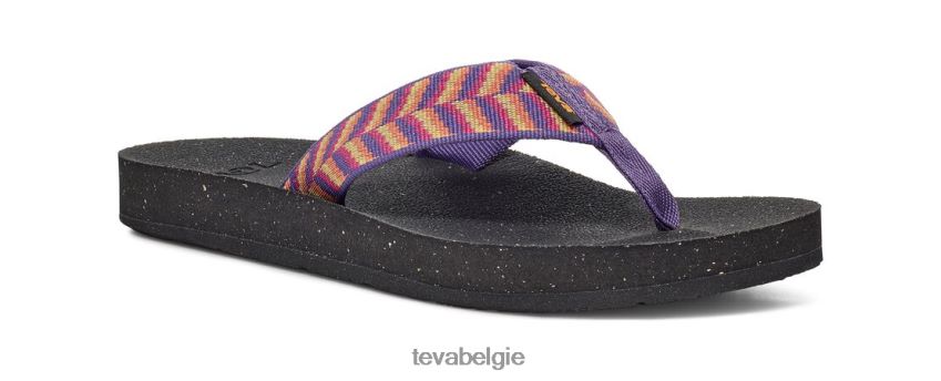 opnieuw omdraaien Teva P80FL0451 schoenen retro geometrisch keizerlijk paleis