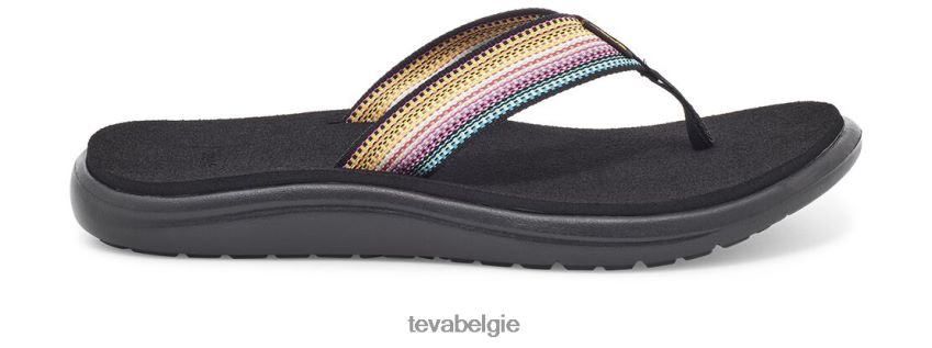 voya flip Teva P80FL0190 schoenen anti-zwart multi