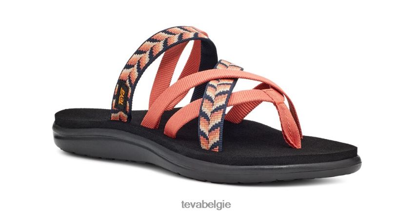 voya zillesa Teva P80FL0195 schoenen retro geometrisch oranje